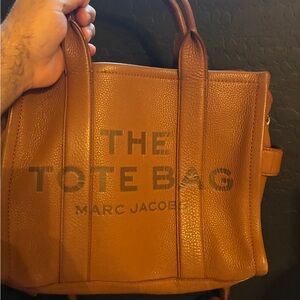 Marc Jacobs Tan Leather Tote Bag